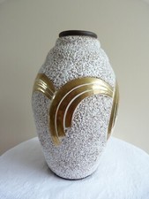 Vase ODYV crispé rehaussé or