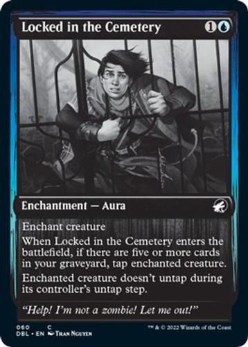 Locked the cemetery - in,