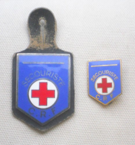 Insignes secouriste croix - secouriste,