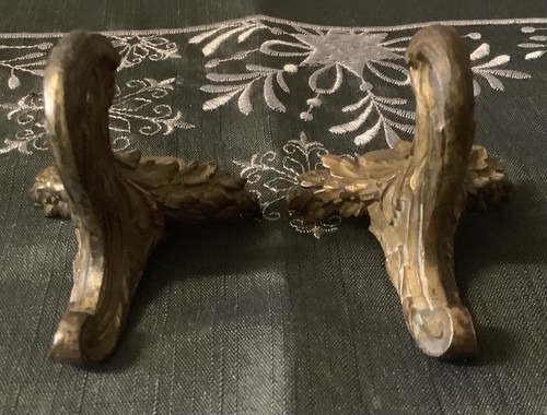 Pieds pendule bronze - ,