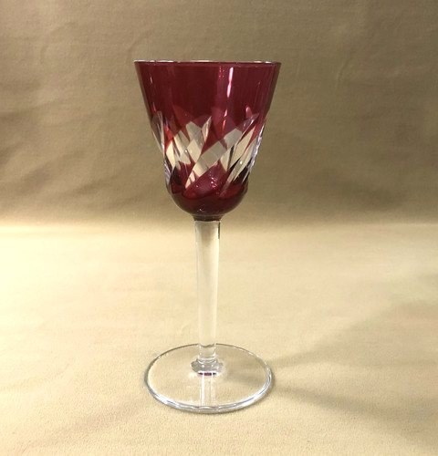 Verre vin rhin cristal - verre,