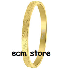 Bracelet Jonc Plaqué Or Avec