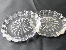 2 dessous de bouteilles vintage en verre