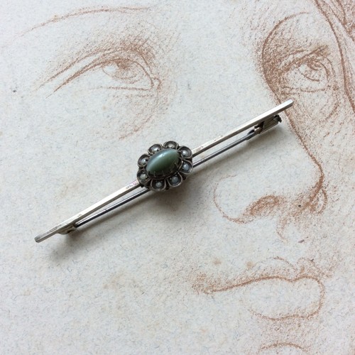 Broche ancienne barrette - broche,