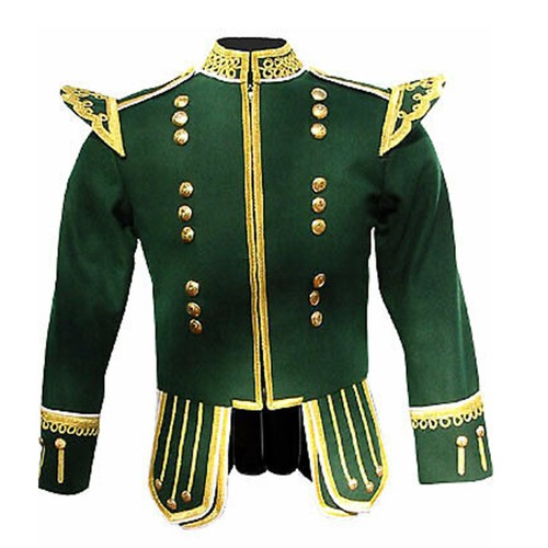 Veste kilt écossaise verte - veste,