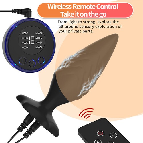 Silicone anal plug stimulator - plug,