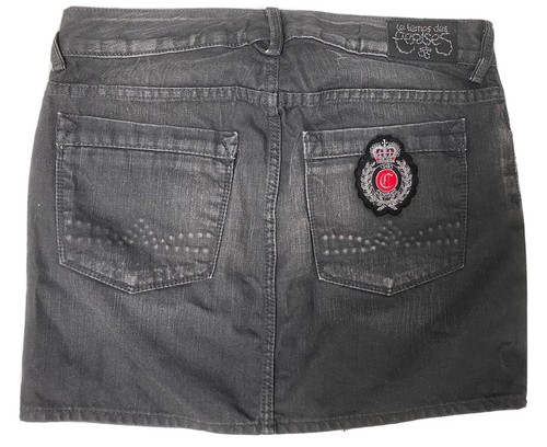 Jupe jeans noir temps - jupe,