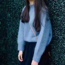 Pull En Faux Mohair Pour Femme