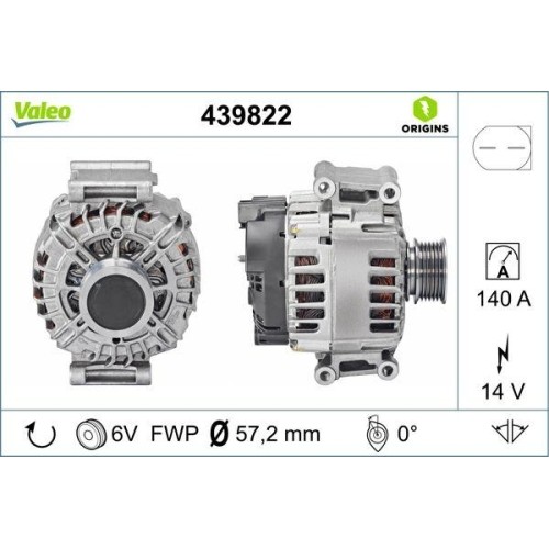 Alternateur valeo 439822 - valeo,