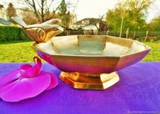 Vide poche ancien oiseaux bronze Empty pocket old bronze birds