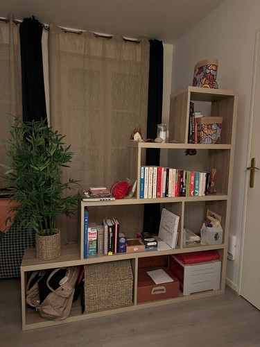 Bibliotheque escalier bois - bibliotheque,