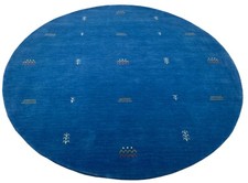 Tapis gabbeh rond - gabbeh, bleu