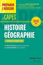 Préparer et réussir le CAPES d'histoire géographie. Épreuves d'admission. Concou