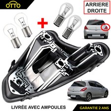 Platine Porte Ampoule Lampe Arrière Gauche pour PEUGEOT 308 1.6l VTi 2.0 HDI