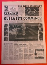 FOOTBALL L'EQUIPE 12/06/1982