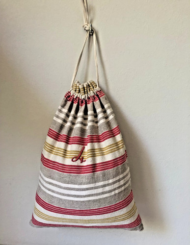 Sac ancien toile matelas - en,