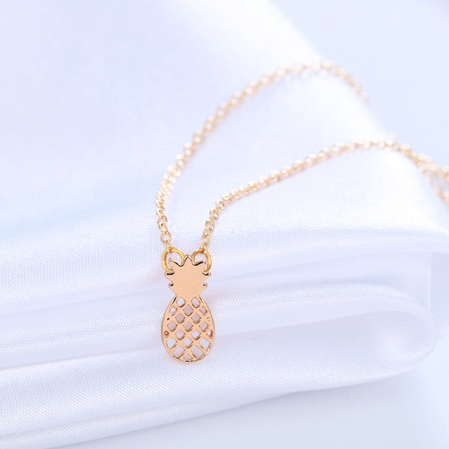 Collier ananas chaine - collier,
