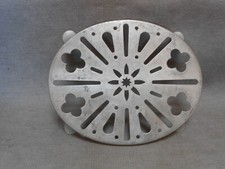 Dessous de Plat Ovale Ancien en métal alu
