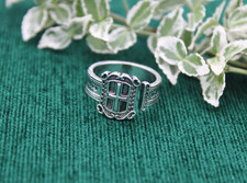 Bague homme croix argent - 💀,