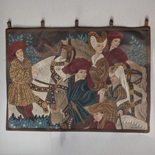 Grande tapisserie peinte - grande,