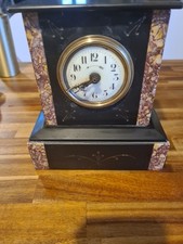 Ancienne Pendule,  Pendulette,  Reveil En Marbre