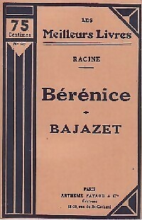 Bérénice bajazet jean - /,