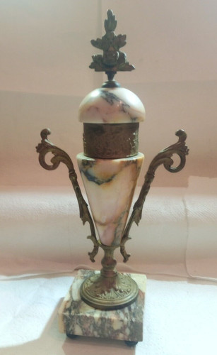 Cassolette marbre bronze - marbre,