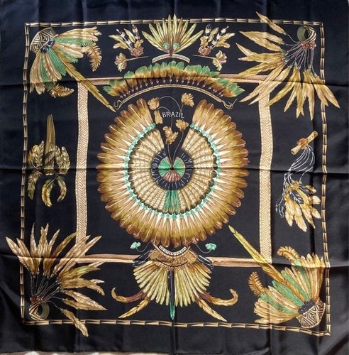 Hermes carre brazil silk - hermes, 90