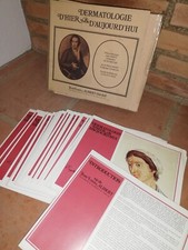 ATLAS DERMATOLOGIE D'HIER & D'AUJOURD'HUI.COFFRET 50 FICHES.DACOSTA 1973.