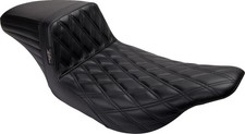 Selle Kickflip motif rhomboïdal à double bord Le Pera Harley-Davidson Touring