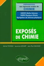 Exposés de chimie : Préparation aux é... - Michel Ficheux - V2122265