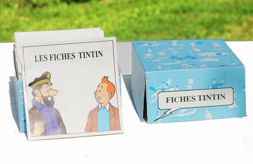 Lot 154 fiches tintin - 154,
