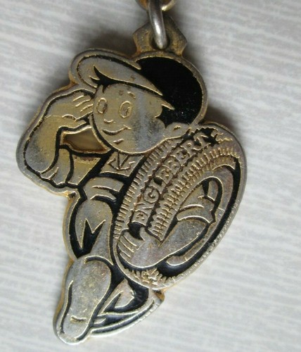 Porte cle ancien emaillee - porte,