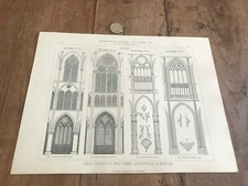 gravure ancienne architecte