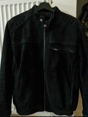Blouson cuir daim homme - blouson,
