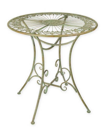 Une table jardin ronde en - table,