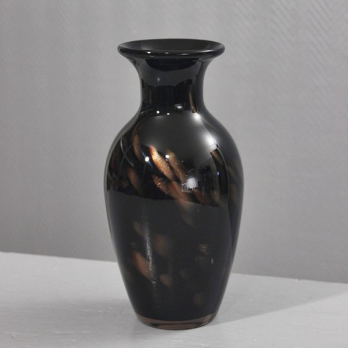 Vase verre aventurine murano - vase,