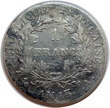 1 Franc NAPOLÉON Ier An 13 A