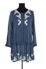 Robe en lin bleue Stella