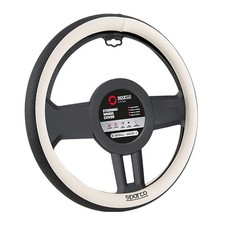 COUVRE VOLANT NOIR/ BLANC