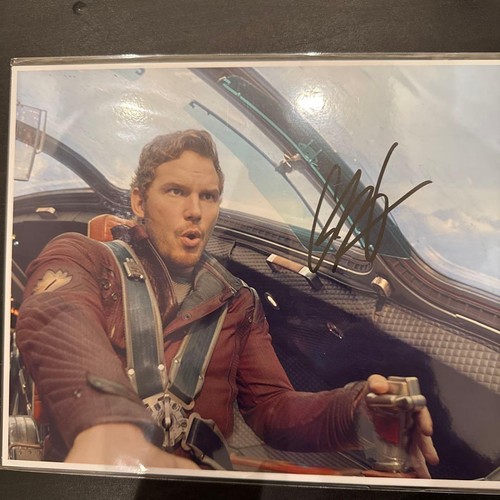 Photo dédicacée chris - chris, pratt