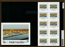 Planche de timbres neufs
