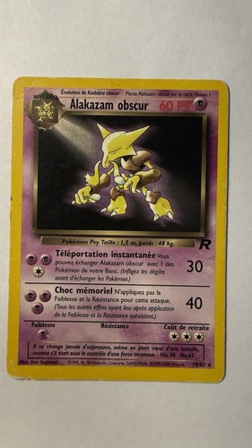Alakazam obscur rare - alakazam,