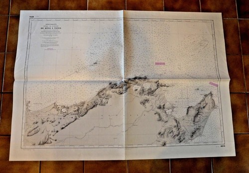 Carte marine ancienne - carte,
