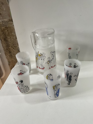 Cabu pichet verres - cabu, et