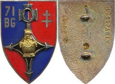 71° Bataillon du Génie,croix