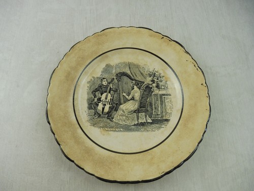 Ancienne assiette décor