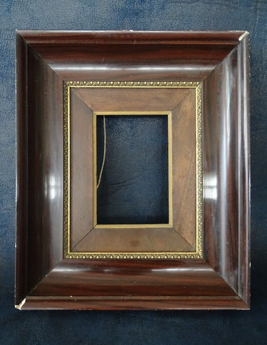 Ancien cadre bois stuc - ancien,