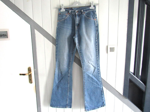Jean bleu évasé w27 - jean, w27/l32