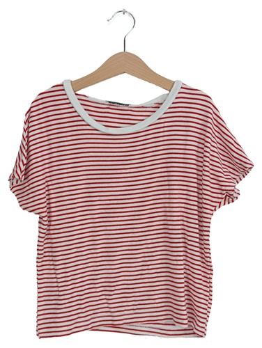 Zara shirt femme rayé - femme, rouge